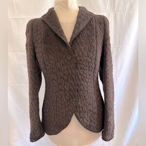AKRIS ALPACA WOOL JACKET BLAZER Size 10